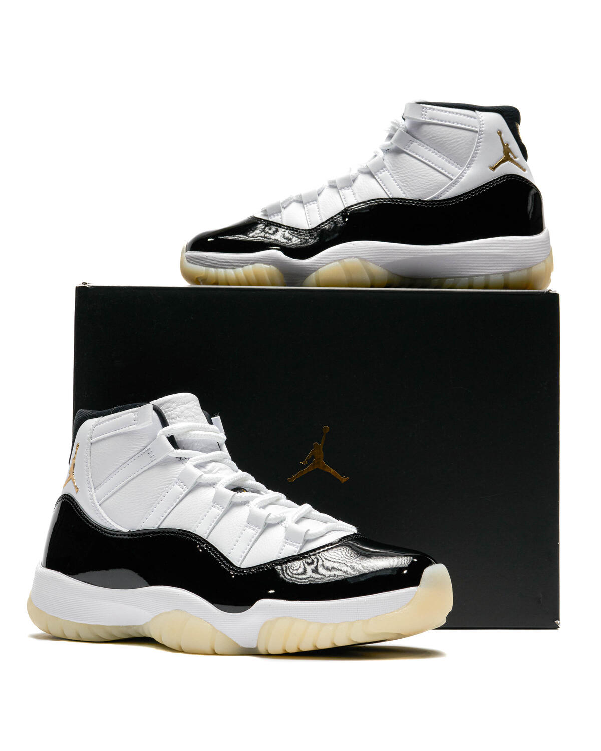 Air Jordan 11 retro black metallic gold white on sale